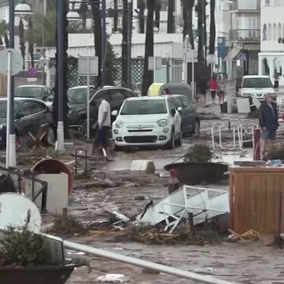 İspanya'da çok sayıda yerleşim yeri sele kapıldı