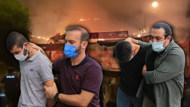 Eğlence mekanını kundaklayan 2 kişi yakalandı