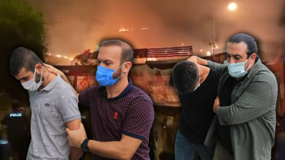 Eğlence mekanını kundaklayan 2 kişi yakalandı
