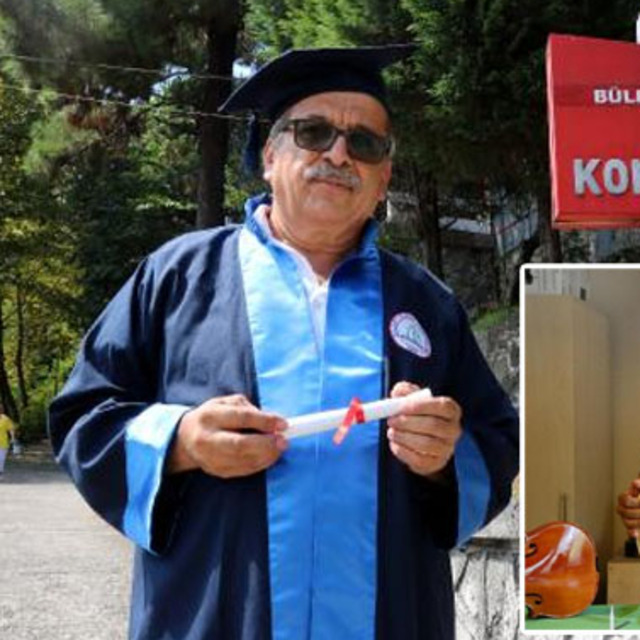 41 yıl sonra mezun oldu