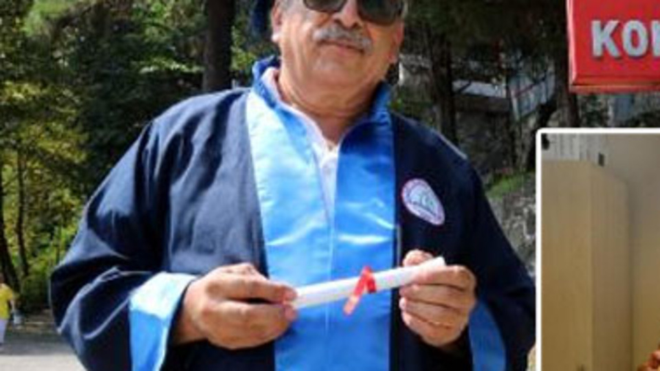 41 yıl sonra mezun oldu