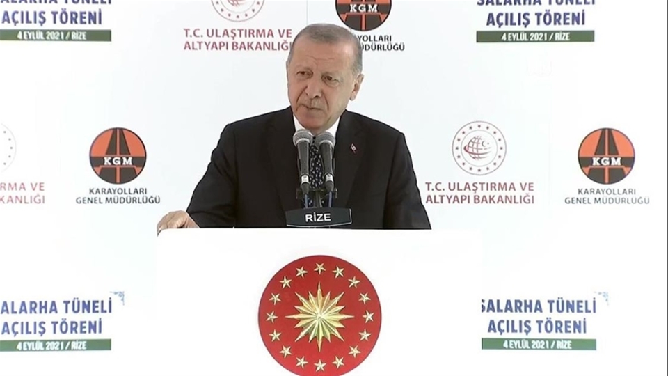 Salarha Tüneli açıldı! "Rant hırsına, cehalete, bencilliğe müsaade etmeyeceğiz"