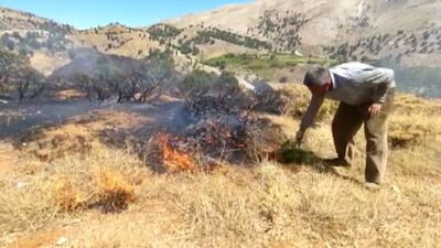 Adıyaman'da korkutan orman yangını