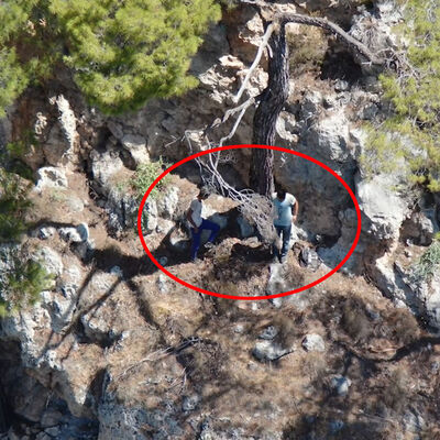 Defineciler mahsur kaldı, çocukları kâbusu yaşadı