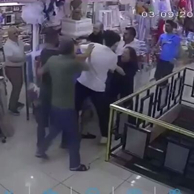 Eşini döven esnafa feci linç!