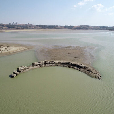 Sular çekilince gün yüzüne çıktı