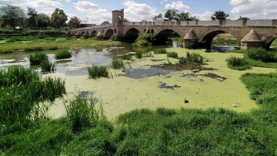 Tunca Nehri alarm veriyor