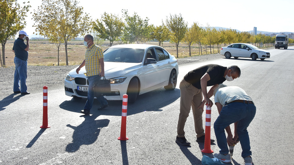Konya'da bitmeyen yol davası!