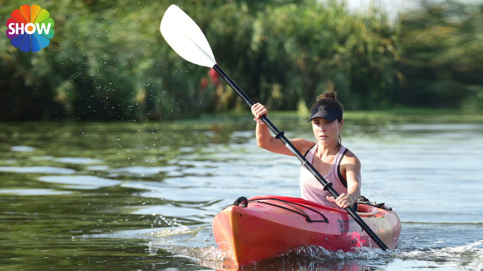 Rolü için kano kullanmayı öğrendi