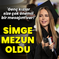 Simge mezun oldu!
