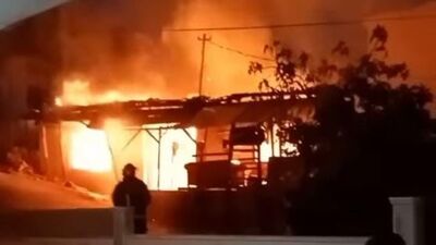 Çakmakla oyunun sonu kötü bitti! Ev küle döndü