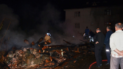 Samsun'da korkutan yangın!