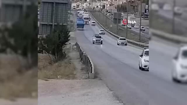 Kilit kavşakta korku dolu anlar