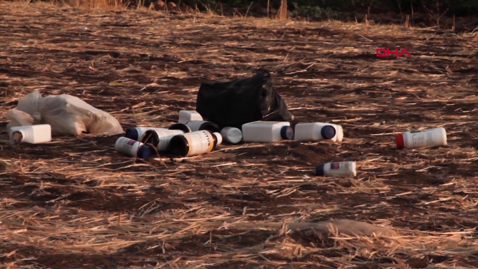 O atıklar Silopi'de doğayı tehdit ediyor