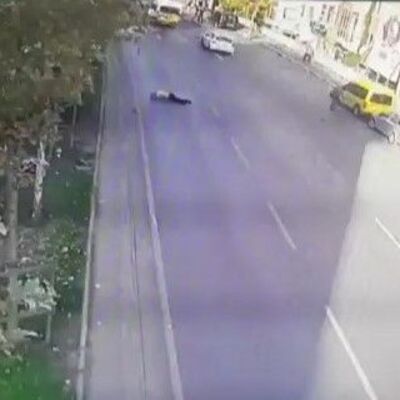 Beyoğlu'nda çarptığı yayayı kontrol için taksiyle geri gelmiş