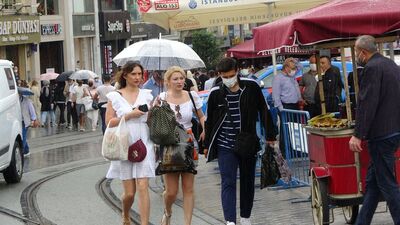 Meteoroloji haritayla bölge bölge uyardı! 5 bölgede sağanak!