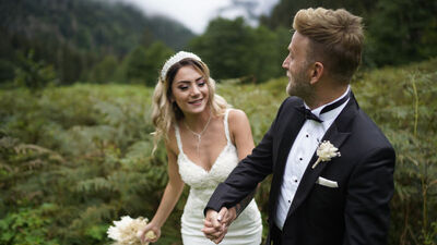 Kameraya yansıdı! Gelin ile damadı şoke eden an!