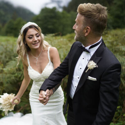 Kameraya yansıdı! Gelin ile damadı şoke eden an!