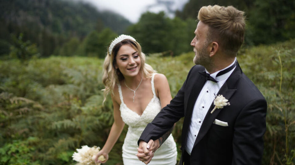 Kameraya yansıdı! Gelin ile damadı şoke eden an!