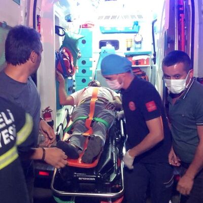 Kaza yaptı, canını hiçe saydı: Benim çalışmam lazım