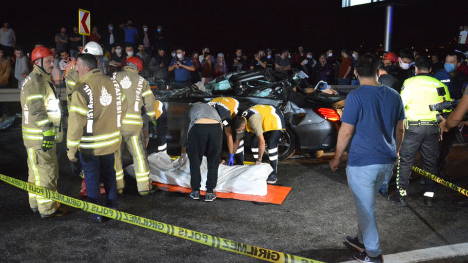 Beykoz'da korkunç kaza! 3 ölü, 3 ağır yaralı