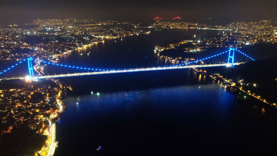 Prostat kanseri için köprü maviye boyandı