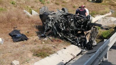 Bir aile bu aracın içindeydi! Kahreden kaza!