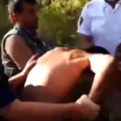 Ormanda yangın çıkarmaya çalışırken yakalandı