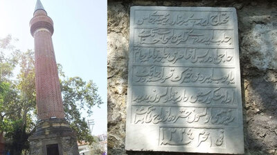 Cami gitti, minaresi kaldı! İlgi odağı oldu