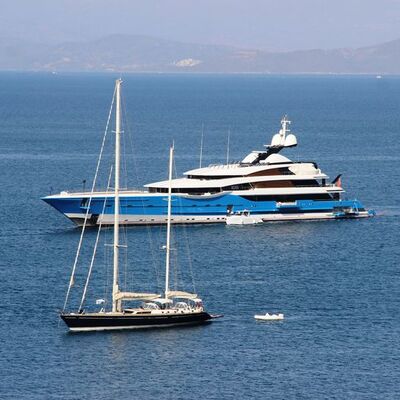 Göz kamaştırıyor! Değeri 400 milyon $ Üç aydır Bodrum'da!