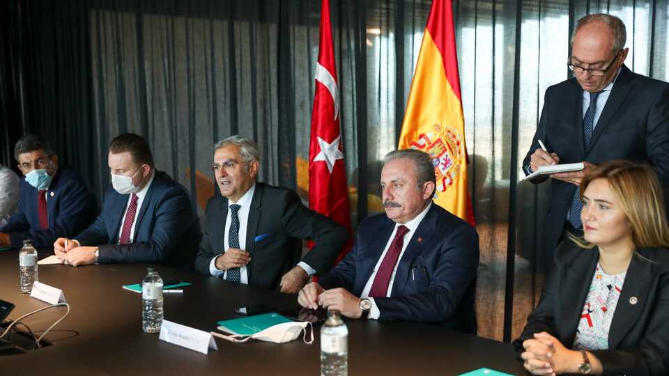 TBMM Başkanı Mustafa Şentop İspanya'da