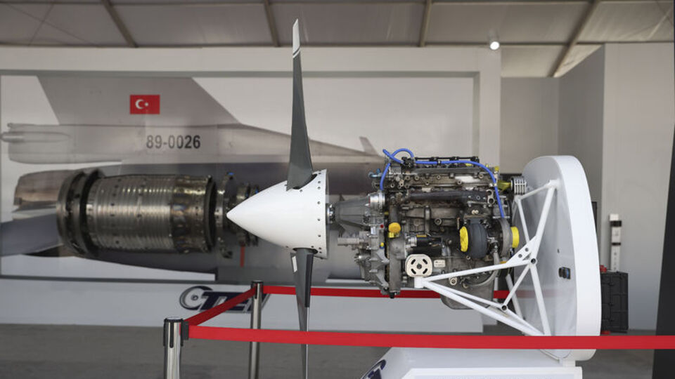 Yerli İHA motoru TEKNOFEST'te sergilendi