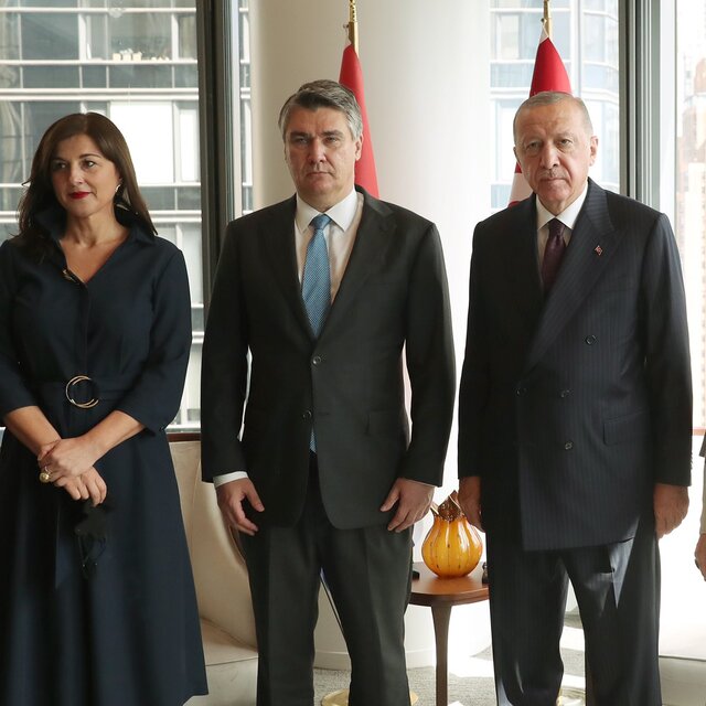 Cumhurbaşkanı Erdoğan, New York'ta liderlerle görüştü