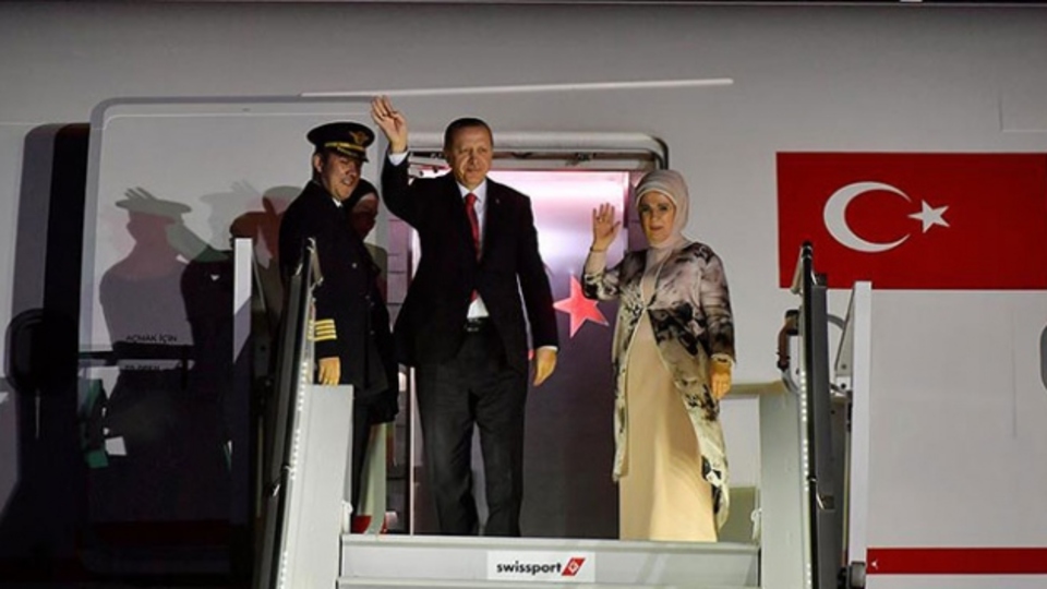 Cumhurbaşkanı Erdoğan ABD'den ayrıldı