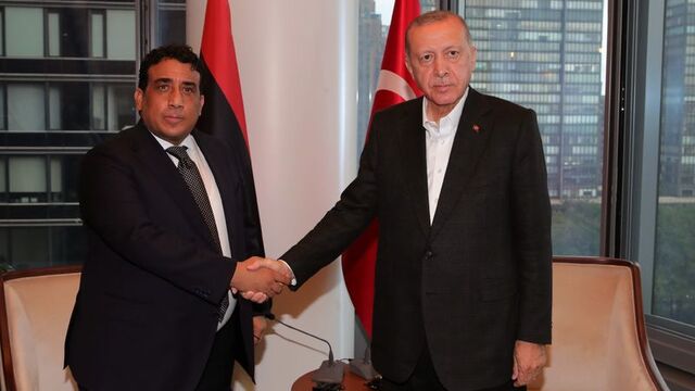 Cumhurbaşkanı Erdoğan, el-Menfi'yi kabul etti