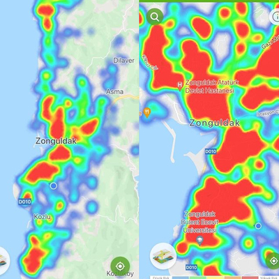 Zonguldak kızardı! HES uygulamasında böyle görüldü