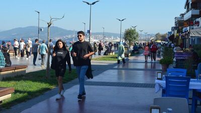 Türkiye güneşli, sıcaklıklar mevsim normalleri üzerinde