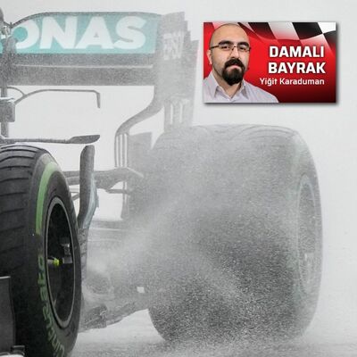 Yağmur yağdı Hamilton kazandı!