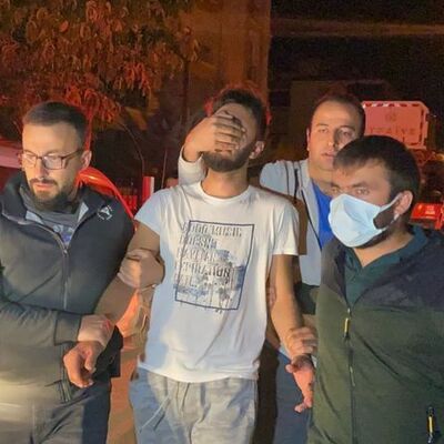 Sinir krizi geçirdi korku dolu anlar yaşattı