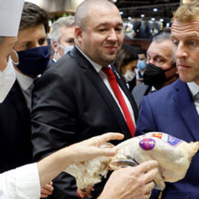 Macron'a yumurtalı saldırı!