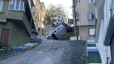 Eyüpsultan'da akıl almaz kaza!