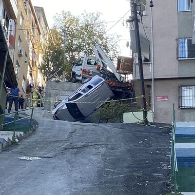 Eyüpsultan’da akıl almaz kaza!