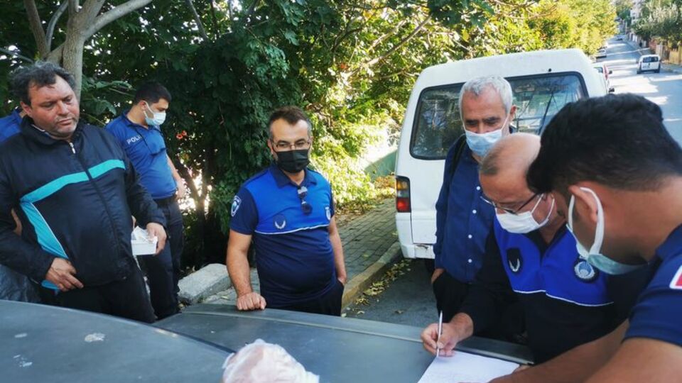 Halı yıkama dükkanında kıyma çekmişler!