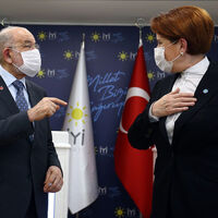Karamollaoğlu, Akşener'i ziyaret etti
