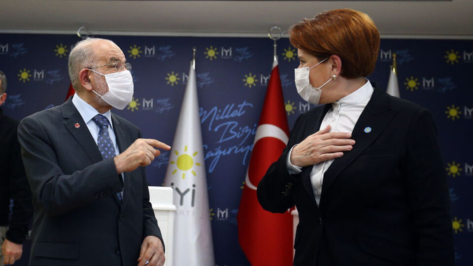 Karamollaoğlu, Akşener'i ziyaret etti