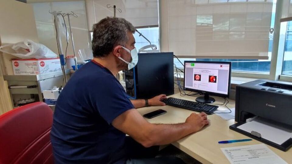 Hastanın akciğerinden çekirdek çıktı