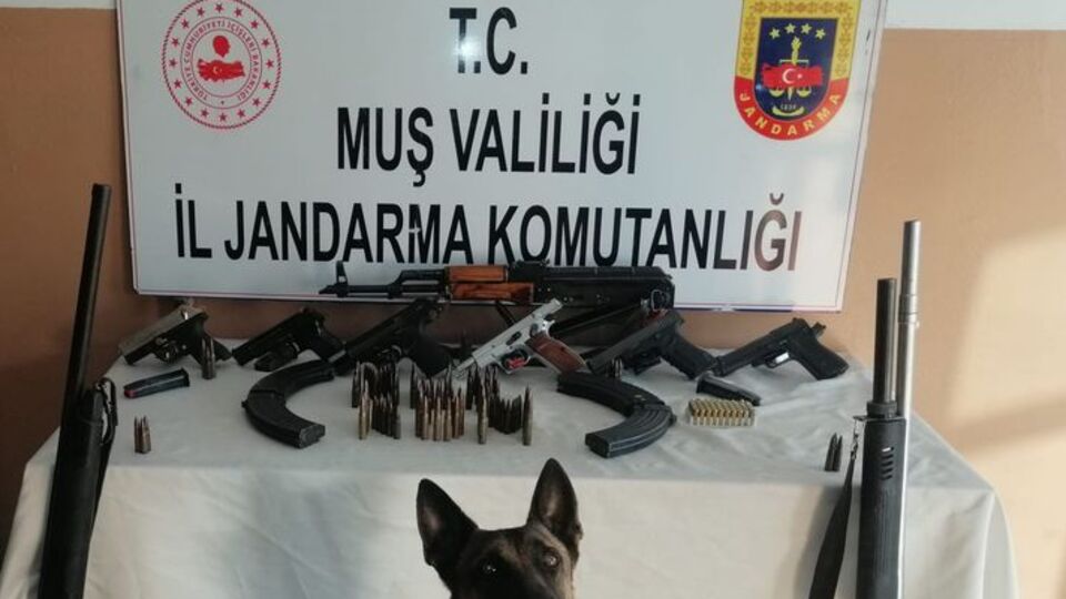 Terör operasyonunda silah ve mühimmat bulundu