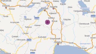 Burdur'da 107 yıl sonra 4,2 büyüklüğünde deprem!