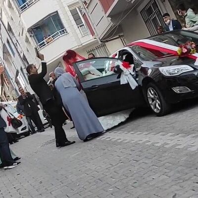 O anlar kamerada! Maganda damat dehşet saçtı!