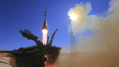 Uzayda çekilecek ilk filmin ekibi uzaya gönderildi!